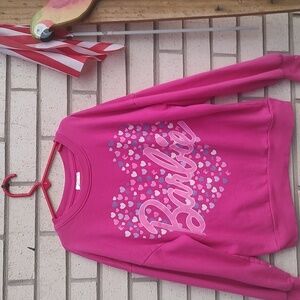 Barbie Pink Heart Kids Hoodie